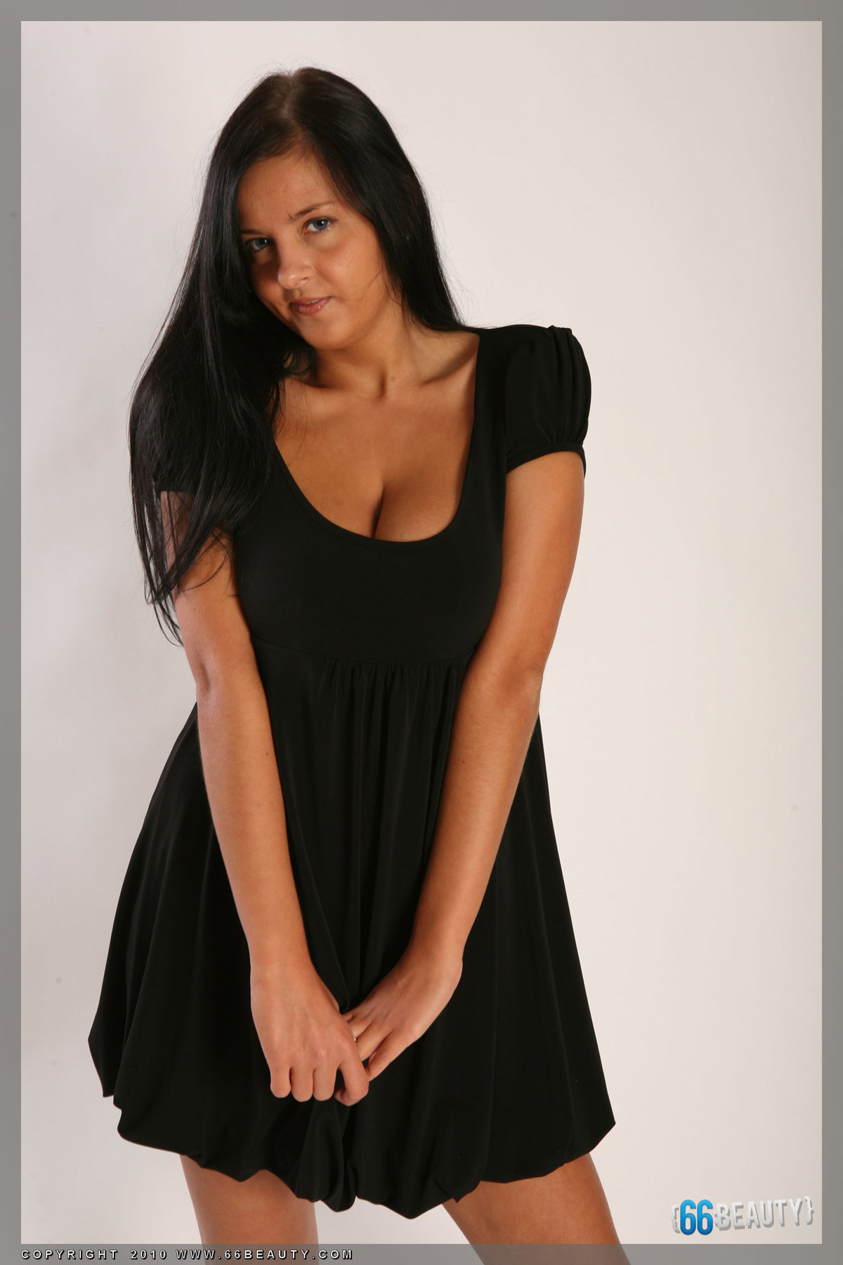 Olesya Black Dress Beauty
