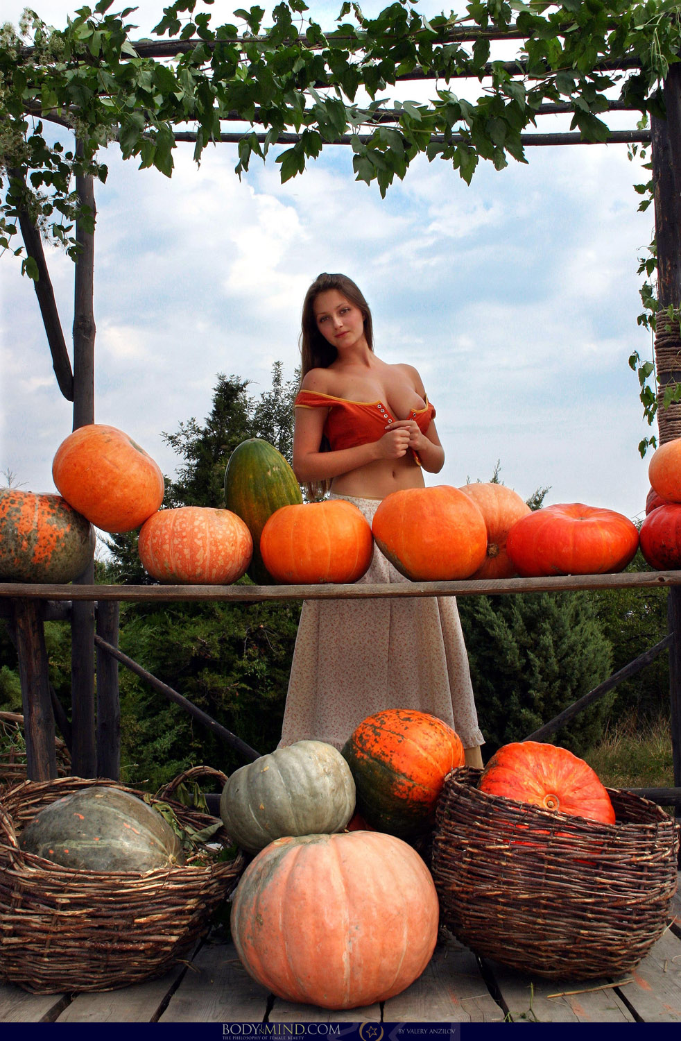Marina Selling Pumpkins for Body In Mind