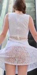 Ellie Pretty White Dress for FTV Girls