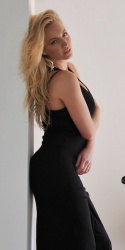 Hayley Marie Black Dress Curves for Girlfolio