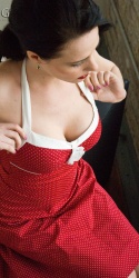 Heather Red Dress