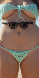 Rochelle Safford Desert Bikini for Zishy