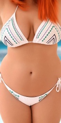 Lucy Vixen String Bikini Curves