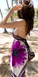 Julia Purple Dress for Sex Asian